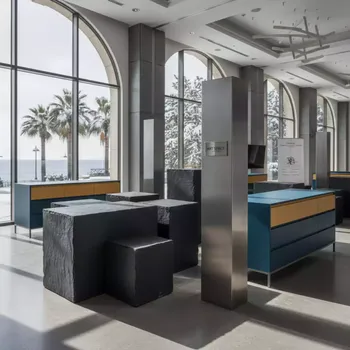 Аренда Кубы колонны и консоли в Swissôtel Resort Sochi Kamelia — ART SPACE