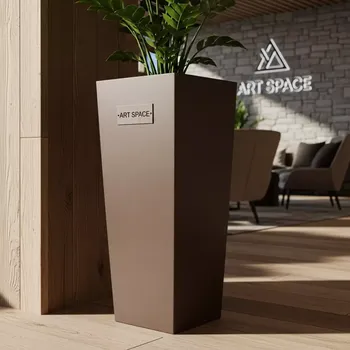 Аренда Кашпо Urbi Square мокко Prosperplast 49,21 л в Golden Tulip Rosa Khutor — ART SPACE