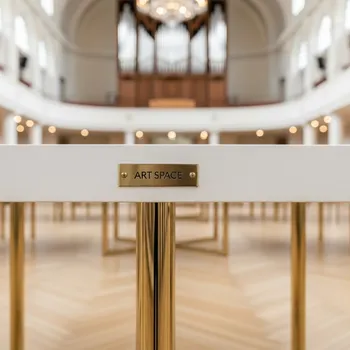 Аренда Стол банкетный Ritz white gold в Зале органной и камерной музыки — ART SPACE