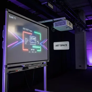 Аренда Комплект интерактивный Exell 77 с проектором EXD 102ST в Маринс Парк Отеле — ART SPACE