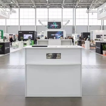 Аренда Стойка мобильная ресепшен Pop Up в ОКЦ «Галактика» — ART SPACE