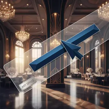 Аренда Календарные курсоры на жесткой ленте 145x296 мм синие в Rodina Grand Hotel & SPA — ART SPACE