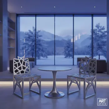 Аренда Комплект кофейный из литого алюминия Charlie 2 в Grand Karat Sochi — ART SPACE