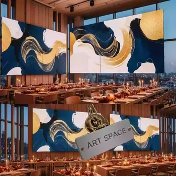 Аренда Экраны пиксельные LED в ресторане «Высота 5642» — ART SPACE