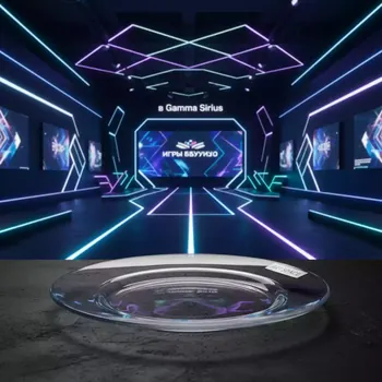Аренда Подстановочная тарелка Элва прозрачная в Gamma Sirius — ART SPACE