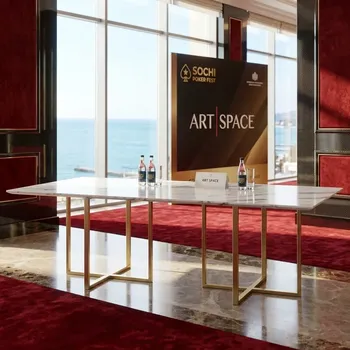 Аренда банкетного стола под мрамор в Сочи — ART SPACE