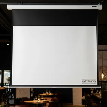 Аренда Экран для проектора с электроприводом Lumien Master Large Control LMLC 100108 16 10 602x388 MW в ресторане «Sanremo» — ART SPACE