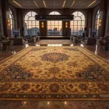 Аренда Ковер индийский из арт шелка Guy Laroche в Grand Karat Sochi — ART SPACE