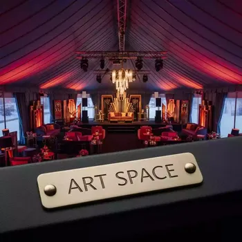 Аренда Шатер двухскатный для конференций в Alpha Sirius — ART SPACE