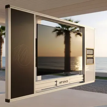 Аренда Рельсовая система PolyGlide Slide МОНО 2 для ЖК ИД 65 75" КР 230 мел маркер на Имеретинской набережной — ART SPACE