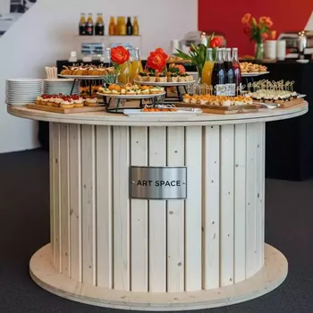 Аренда Фуршетный стол из катушки в Radisson Blu Resort & Congress Centre — ART SPACE