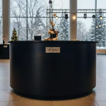 Аренда Фуршетный стол Circular Black черный в Swissôtel Resort Sochi Kamelia — ART SPACE