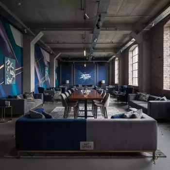 Аренда Зона лаунж Booka с обеденным столом в лофте «Студия 21» — ART SPACE
