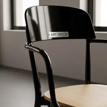 Аренда Стул черный глянцевый Tolix Wood в Sochi Marriott Krasnaya Polyana — ART SPACE