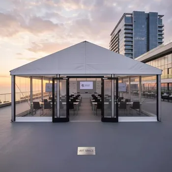 Аренда Шатер двускатный 25х15 для конференции в отеле Hyatt Regency Sochi — ART SPACE