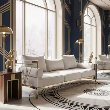 Аренда Диван пластиковый с подушками Happylife Standard в Gamma Sirius — ART SPACE