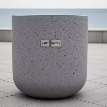 Аренда Кашпо для цветов Prosperplast Tubus Beton 285 л бетон на пляже «Маяк» — ART SPACE