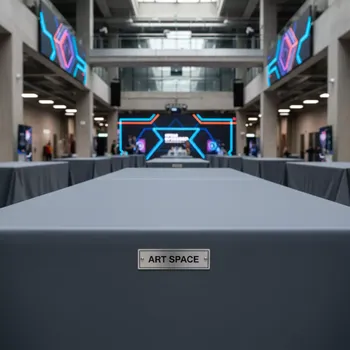 Аренда Скатерть серая 3,2х2,25 м в Университете «Сириус» — ART SPACE