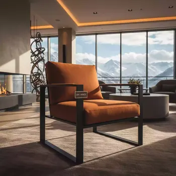 Аренда Кресло с оранжевой подушкой в Rixos Krasnaya Polyana — ART SPACE