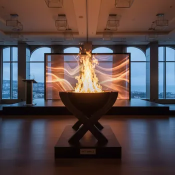 Аренда Имитация пламени огня сценическая в Cosmos Sochi Hotel — ART SPACE