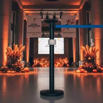 Аренда Столбик оградительный Barrier black & blue в банкетном зале «Дельфин» — ART SPACE