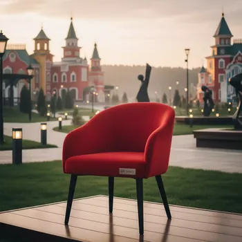 Аренда Полукресла Ostin велюр Verona 23 Red в этно-парке «Моя Россия» — ART SPACE