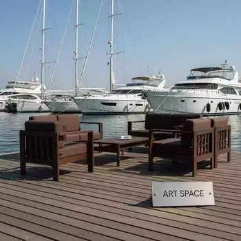 Аренда Комплект мебели T190AD Y290B W52 brown 4 Pcs на парусной регате (Сочи) — ART SPACE