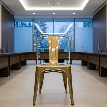 Аренда Стул золото Tolix в City Park Hotel Sochi — ART SPACE