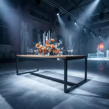 Аренда Стол прямоугольный 150х75 см в ледовом дворце «Роза Хутор» — ART SPACE
