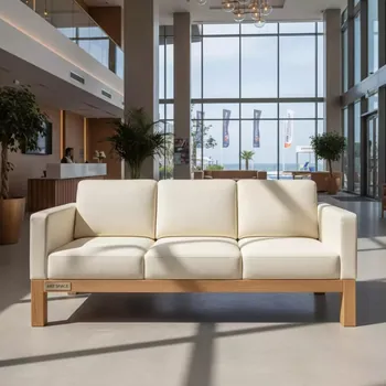 Аренда Диван Барселона белый трехместный в Imeretinskiy Hotel — ART SPACE