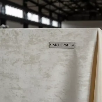 Аренда Скатерть прямоугольная бархатная бесшовная Largo XL айвори в Stella di Mosca — ART SPACE