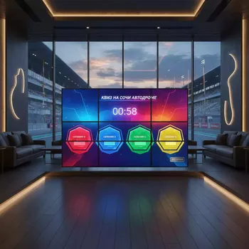 Аренда Видеостена 3х3 на Сочи Автодроме — ART SPACE