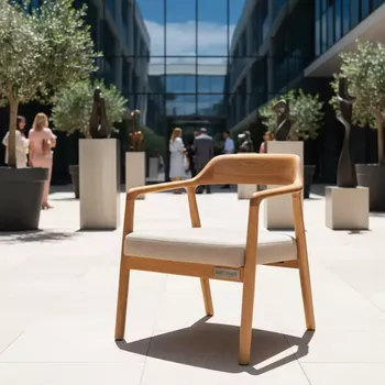 Аренда Кресла деревянного Calla P L CTS с обивкой в Courtyard by Marriott Sochi — ART SPACE