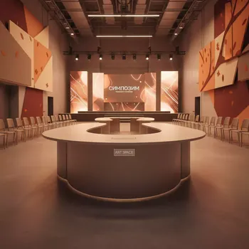 Аренда Стол snake бежевый 200х64 см в Red Arena — ART SPACE