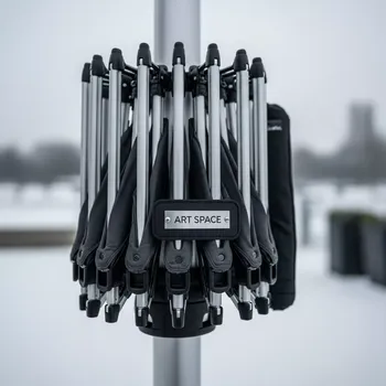 Аренда Зонт телескопический Palladio Telescopic 4х4 м в Delta Sirius — ART SPACE