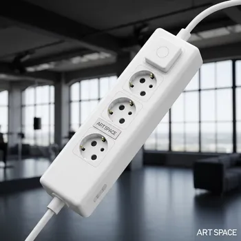 Аренда Сетевой фильтр Power Cube SPG B 6 WHITE 1,9 м 5 розеток белый в конгресс-холле отеля Жемчужина — ART SPACE