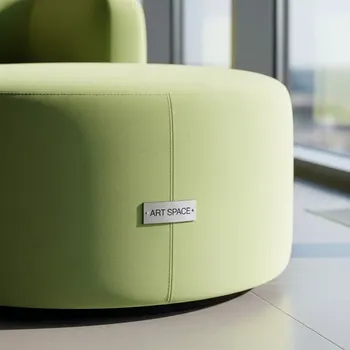 Аренда Пуф круглый светло зеленый в Novotel Resort — ART SPACE