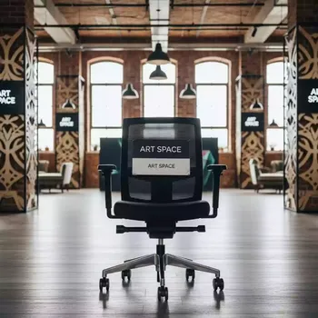Аренда Кресло офисное TopChairs ST Basic сетка черная ткань в ресторане «Плакучая Ива» — ART SPACE