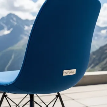 Аренда Чехол E 07 на стул Eames синий на площадке Rosa Peak (2320м) — ART SPACE