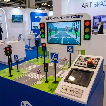 Аренда Комплекс интерактивный ПДД AVKompleks Пешеходик в ОКЦ «Галактика» — ART SPACE