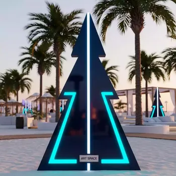 Аренда Елка искусственная Flat Christmas Tree M в пляжном клубе Del Mar — ART SPACE