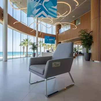 Аренда Кресла Opal серый ткань в пляжном клубе Del Mar — ART SPACE