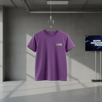 Аренда Футболка под нанесение логотипа REGENT KIDS 150 детская фиолетовая на рост 118–128 см 8 лет в Bridge Resort — ART SPACE