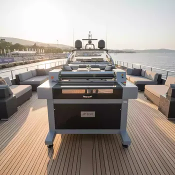 Аренда Ламинатор рулонный Mefu MF1700 M1 PRO с триммером на VIP-яхте (Имеретинский порт) — ART SPACE