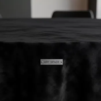 Аренда Скатерть круглая "Бархат" черная 3300 мм в Sport Inn Hotel & Wellness — ART SPACE