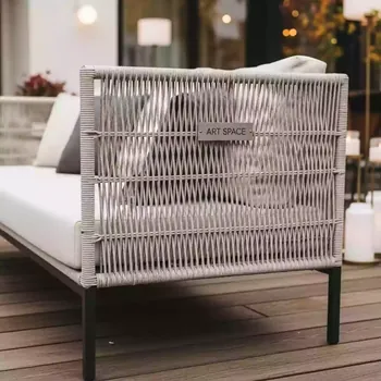 Аренда Кушетка плетеная Agorà левая с подушкой в Grand Karat Sochi — ART SPACE