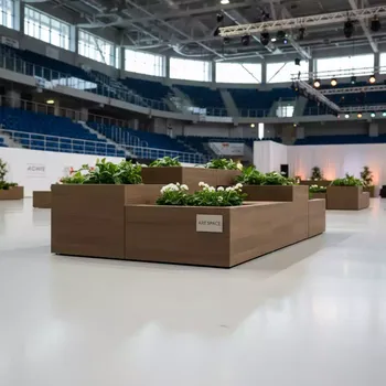 Аренда Бордюр садовый Prosperplast Palisada 6 см 4,05 м коричневый в ледовой арене «Шайба» — ART SPACE