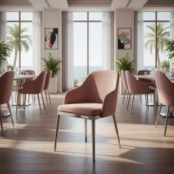 Аренда Стул Olys велюр Newtone rose металл в отеле Radisson Lazurnaya — ART SPACE