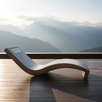 Аренда Шезлонг лежак Wave металлический в Golden Tulip Rosa Khutor — ART SPACE