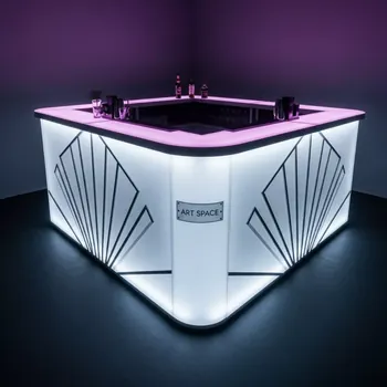 Аренда Стойка барная LED Jumbo Bar угловая секция в санатории «Октябрьский» — ART SPACE